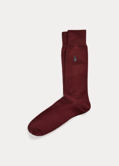 Calcetines Polo Ralph Lauren Hombre Vino - Stretch-Cotton Trouser - NWLTC1459